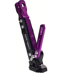 Resim Dashanshop Mor Bisiklet Cnc Metal Tripod Ayarlanabilir Paslanmaz Çelik Purpl 