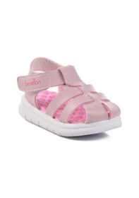 Resim United Colors Of Benetton Lila Cırtlı Kız Bebek Sandalet Bn-1245 B 