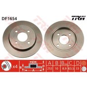 Resim TRW DF1654 FREN DİSKİ ARKA FIESTA VI 08- FOCUS I 98- SCORPIO II 9 