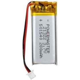 Resim Genel Markalar Powermaster 501540 3.7 Volt 280 Mah Lityum Polimer Pil 