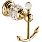 Resim Robe Kancalar Altın Kanca Duvar Üzerinde Kristal Pirinç Altın Robe Kanca Banyo Asılı Havlu Rack Avrupa Tarzı Giysi Kanca HK 25 | Robe Kanca | Duvardaki Kanca Kancası Kancası (Yurt Dışından) 