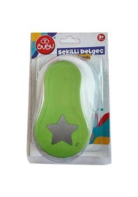 Resim Bu-bu Şekilli Eva Ve Kağıt Delgeç Yıldız 2" Çok Renkli 