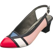 Resim Costo Shoes 41-42-43-44 Numaralarda ND97 Çok Renkli Dekoltel Şık ve Zarif Özel Seri Büyük Numara Kadın Topuklu Ayakkabı 