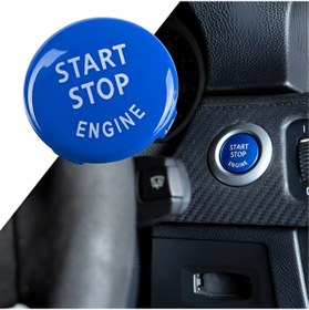 Resim PRO-A Bmw E60 E90 E84 E70 E71 E72 Start Stop Düğme Kapağı (Mavi) 61319154945/61316966714/61316960743 