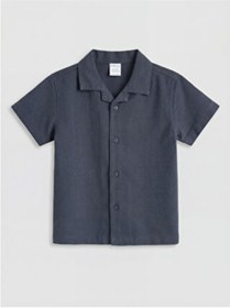 Resim LC Waikiki LCW babyIndigo Krinkle Erkek Bebek Gömlek 