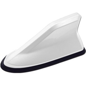 Resim Beyaz Evrensel Araba Fm Sinyal Amplifikatörü Radyo Antenleri Köpekbalığı Yüzgeci Anten Fm/am Çatı Dekorasyon Anten Değiştirme 