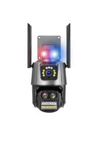 Resim Ys-18 Polis Çakarlı Ultra Hd Çift Kameralı Kablosuz Wifi Kamera 