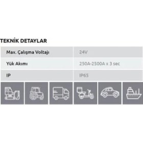 Resim Aksa Kitap TIR DEVRE KESİCİ METAL EM (ÇİFT KUTUPLU) (İKİ DELİK ARASI:120MM) 