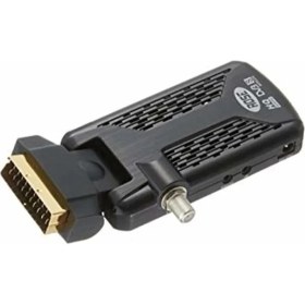 Resim Rose Mini Scart Uydu Alıcısı 360 Derece Dönen Gold Scart Başlık ile Gelişmiş Kanal Düzenleme 