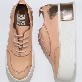 Resim Bueno Shoes Pudra Deri Kadın Dolgu Topuklu Ayakkabı 01ws7001 