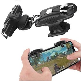 Resim Çift Mobil Oyun Tetikleyicisi, Mobil Oyun Kontrolcüsü Pubg/fortnite/call Of Duty Uyumlu Nişan Alma Ve Ateş Tetiği Newway 