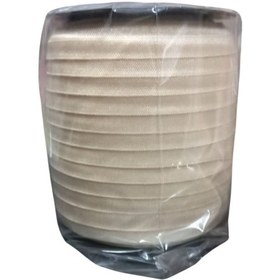 Resim Çamaşır Lastiği Düz 1 cm 1 Metre Krem 
