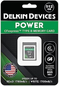 Resim Delkin Devices 512GB POWER CFexpress Type B Memory Card 