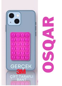 Resim Osqar Telefon Tutucu Ahtapot Vantuz Beyaz Renk Gerçek 3M Yapışkanlı 