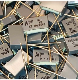 Resim R60dı41005030j 1mf 63v 15 0.05 Kemet Polyester Kondansatör 25 Adet 