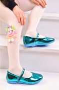Resim Frozen Elsa Kız Çocuk Babet Ayakkabı 