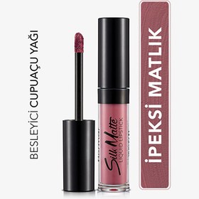 Resim Flormar Silk Matte Liquid Lipstick Likit Ruj 010 Tender Terra 