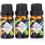 Resim Mukko Home 3’lü Esansiyel Uçucu yağ 3x10ml ROSE GÜL Kokulu Buhurdanlık Yağı set, Difüzör, Banyo ve Oda Kokusu 
