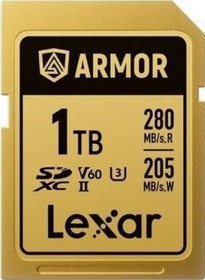 Resim Lexar 1tb Lsdamgl001t-rnnng Pro Armor Gold 280mbs Read / 210mbs Write Sd Kart 