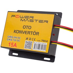 Resim Pm7904 24 Volt 12 Volt Düşürücü 15 Amper Oto Konvertör 