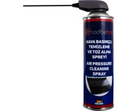Resim Hodbehod Tetikli Çubuklu Kapak Toz Alıcı Basınçlı Hava Spreyi Air Duster 500 ml 