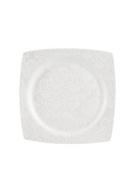 Resim Karaca 60 Parça Yemek Takımı Kare Bone Brıde Beyaz - Gri 