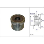 Resim VALEO 588036 ALTERNATÖR KASNAĞI BMW 1 BMW 3 BMW 5 730I 