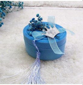 Resim Flok Kutu Pleksi İsimlikli Erkek Bebek Hediyeliği 30 Adet 