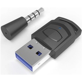 Resim Teknoroket Ps4 / Ps5 / Pc Bluetooth Kulaklık Adaptörü ve Mikrofon 
