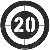 Resim Azami Hız 20 Boyama Şablonu 