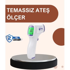 Resim Temassız Dijital Ateş Ölçer Büyük Ekranlı Hızlı Okuma - Lisinya 
