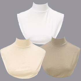 Resim 1/3 adet Kadın Modası Yarı Yüksek Yaka Şal, Hafif Nefes Alabilen Polyester Kare Havlu ile Ayarlanabilir Askı, Sade Kıyafetler için Çok Yönlü Tüm Mevsim Rahat Aksesuar, Şık Yaka | Hafif Şal 
