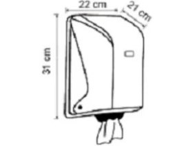 Resim Vialli İçten Çekmeli Kağıt Havlu Dispenseri Aparatı Vialli Og1 