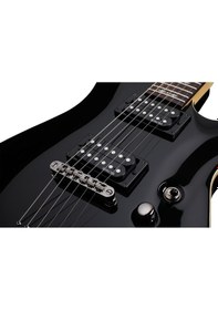 Resim Schecter Omen 6 Solak Elektro Gitar Gloss Black 