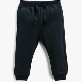 Resim Erkek Bebek Basic Jogger Eşofman Altı Beli Bağlamalı 