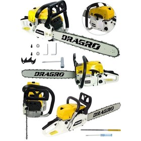 Resim Dragro DRG-TSTR9900 9.9 HP Benzinli Ağaç Kesme Makinesi Sarı 