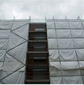 Resim 140 Gr Beyaz Branda Kenarları Halkalı Pvc Branda Kar Ve Su Geçirmez - 16 Metre X 18 Metre 