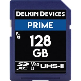 Resim Delkin Devices 256GB Prime Uhs-Ii (V60) Sdxc Hafiza Karti 
