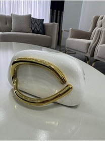 Resim Öznora Babil Model Abiye El Ve Kadın Omuz Çantası Beyaz 