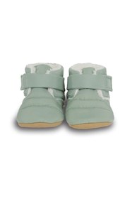 Resim First Step Paraşüt Kumaş Kürklü Anne Terlik Ve Bebek Panduf (terlik Ve Panduf Ayrı Satılmaktadır.)-mint-t-1007 