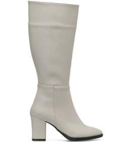 Resim Butigo Yoko 3pr Bej Kadın Topuklu Çizme 000000000101742839 Bej 