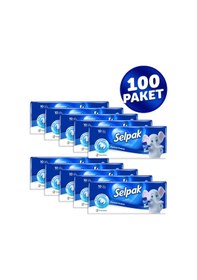 Resim Selpak® Klasik Cep Mendil 10'lu 10 Paket 