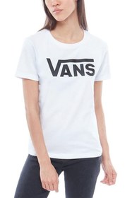 Resim Vans Wm Flying V Crew Tee Vn0a3up4wht1 Kadın Beyaz Tişört 