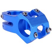 Resim HSGL Bisiklet Mavi Alüminyum Gidon Boğazı 30 Mm 31.8-28.6 Bisiklet Gidon Boğazı Mavi 