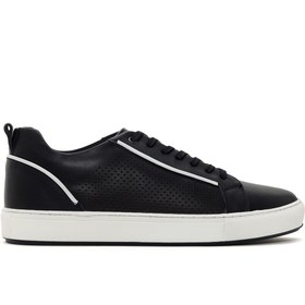 Resim Derimod Erkek Siyah Bağcıklı Deri Sneaker 24sfd643518 