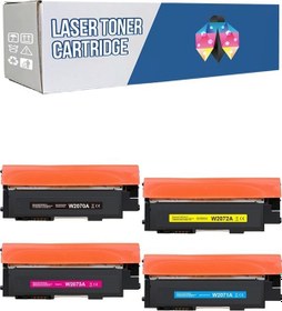 Resim Safir Toner Hp 117a-w2070a Laser Mfp 179fnw Çipli Cmyk 1 Set Uyumlu Toner 