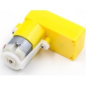 Resim Robot Smart Car L Şekilli Tek Şaftlı 3-6V DC Motor 