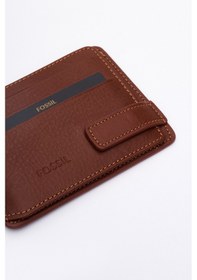 Resim Fossil Hakiki Gerçek Deri Erkek Kartlık Cüzdan Taba 8001 Taba 