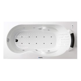 Resim Renkli Düz Küvet | Jakuzi | Yalıkavak | Sanacryl - 85x180 / Antrasit / 1 Kişilik 