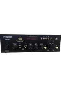 Resim Rose Fr-9301 - 2x80 Watt 2 Zone Mono Mixer Amfi 